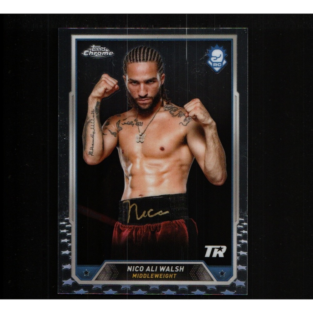 2024 Topps Chrome Boxing NICO ALI WALSH RC ROOKIE #6 BASE CARD